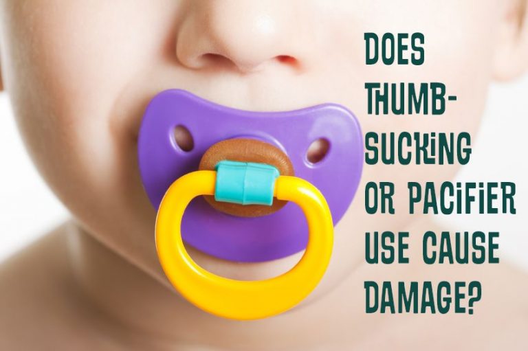 Does ThumbSucking or Pacifier Use Cause Damage? Groovy Smiles